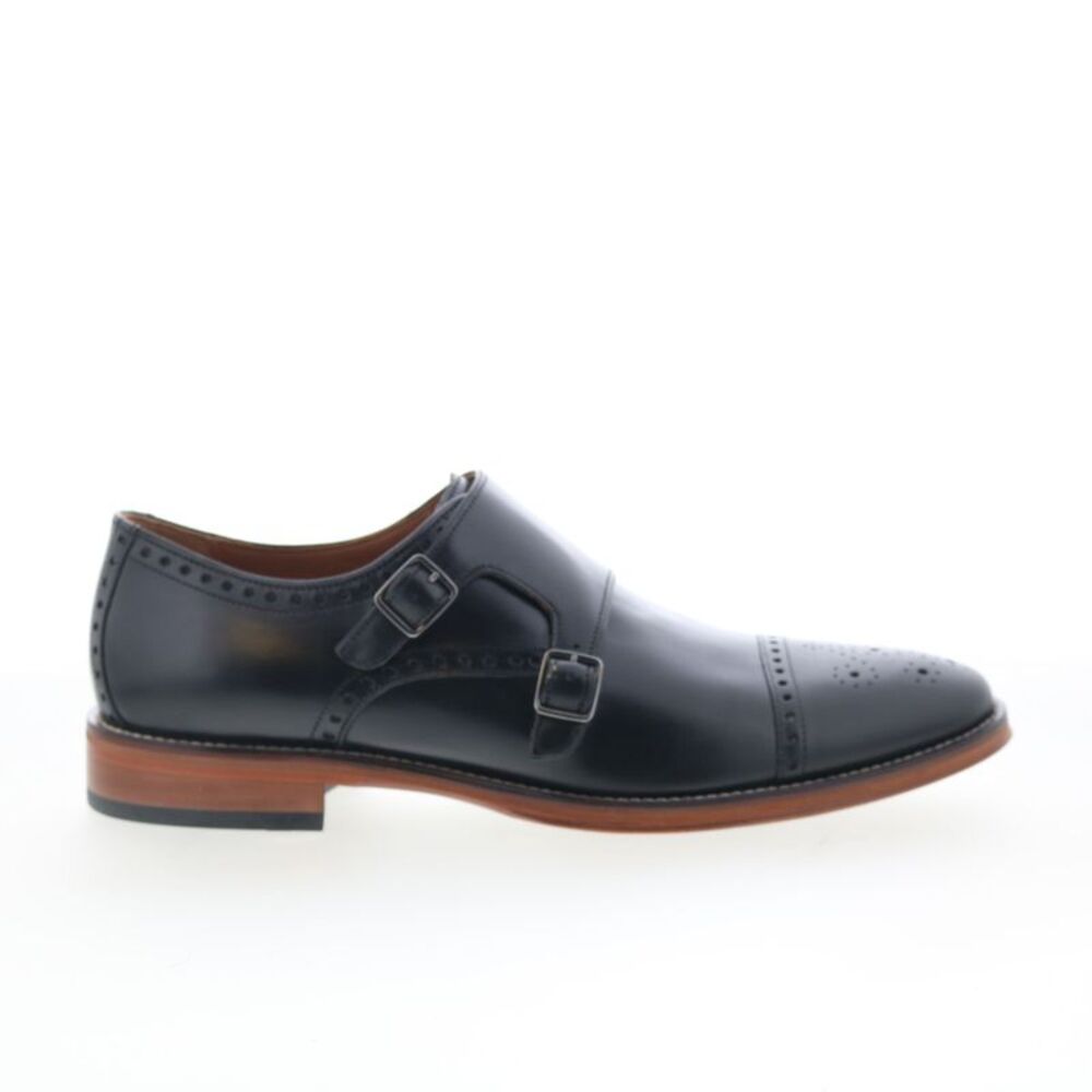 Johnston & Murphy Mens Dempsey Black Shoes (NWT)